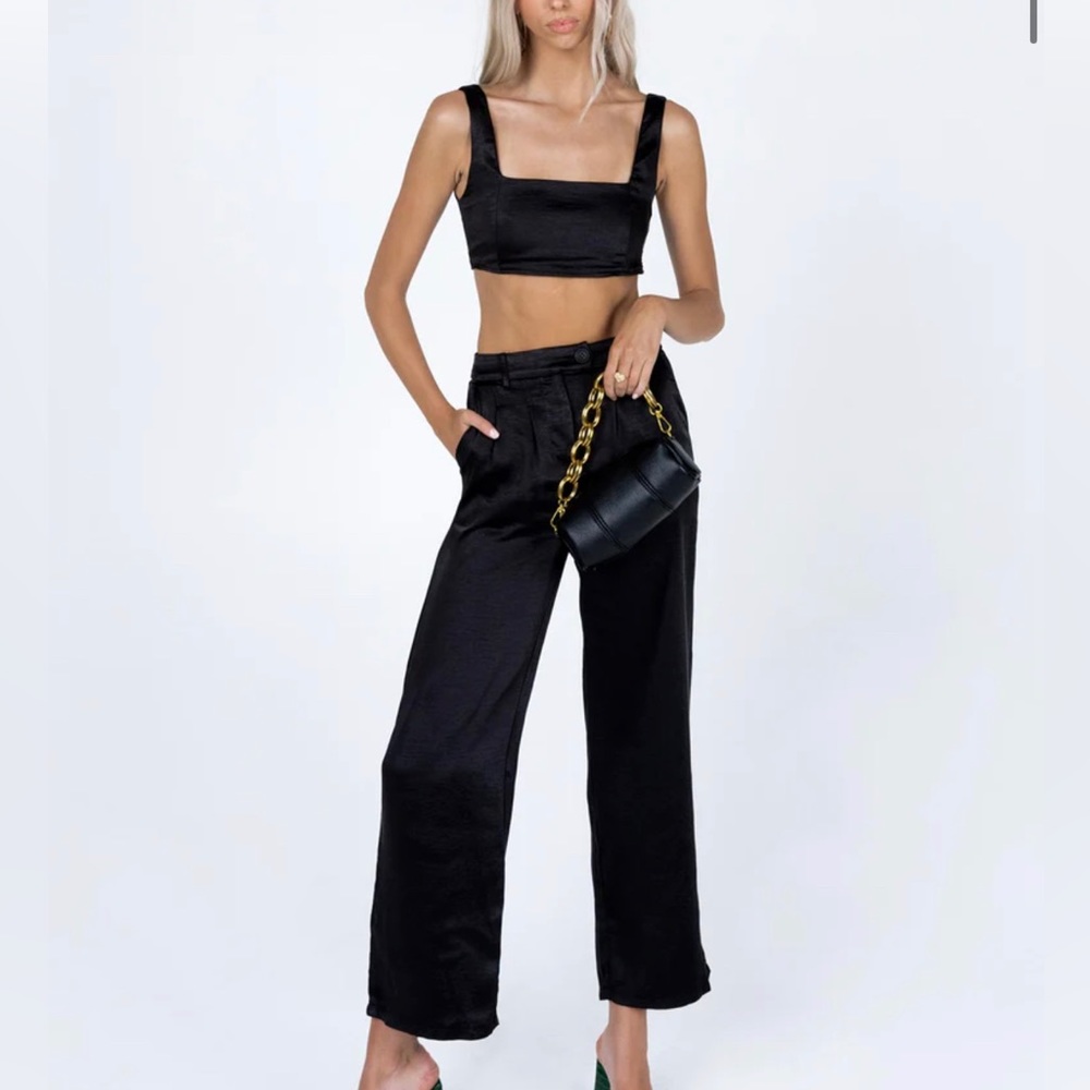 Princess Polly toddy satin trouser